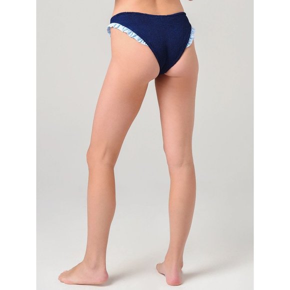 Hunza G x Pandora Sykes Tracey Frill Ruffle Bikini Bathing Suit - Picture 7 of 14